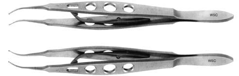 MOODY Fixation Forceps Left 1 x 2 Teeth 0.5 mm with Lock