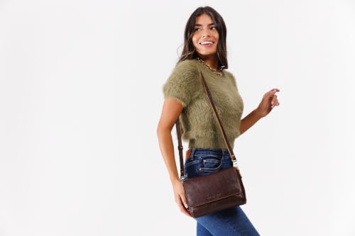 Image of Portland Leather Goods Metro Crossbody Bag for Women - Handmade from the Finest Full-Grain Hides
