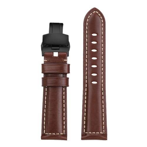 Remplacer votre bracelet usé par le T125617A en cuir marron vintage 22 mm