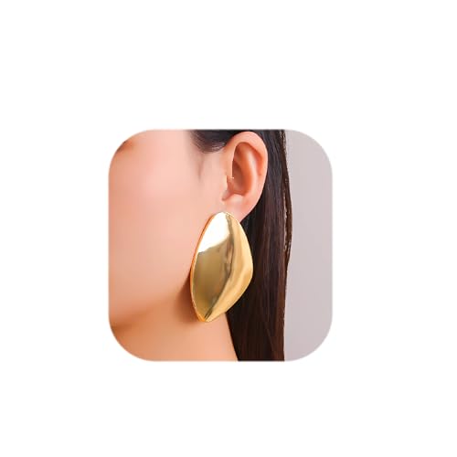 Statement Earrings for Women Chunky Gold Earring Hypoallergenic Big Geometri Drop Earrings Punk Drop Dangle Earring Fashion Summer Earring for Women 2025