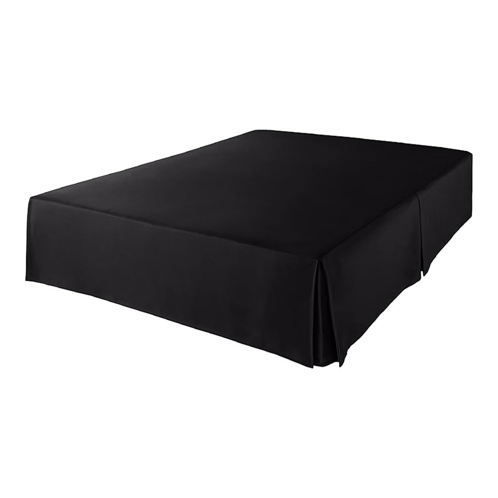 Mantovana giroletto plissettato in stile europeo, altezza 35,6 cm (grigio chiaro e nero, 200 x 200 x 60 cm), perfetto per l'arredamento della casa e il rinnovo della camera da letto