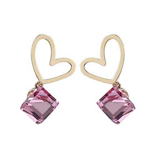 See full amazon price history chart for Womens Gold Heart Shape Stud Earrings With Crystal Drop, Fashion Earrings For Women Trendy, Stunning Earring Jewellery, Dangling Earrings For Women, Stud Earrings Hypoallergenic(Pink) Womens Gold Heart Shape Stud Earrings With Crystal Drop, Fashion Earrings For Women Trendy, Stunning Earring Jewellery, Dangling Earrings For Women, Stud Earrings Hypoallergenic(Pink) (B0CT2HJWXD) Amazon Price History, Amazon Price Tracker