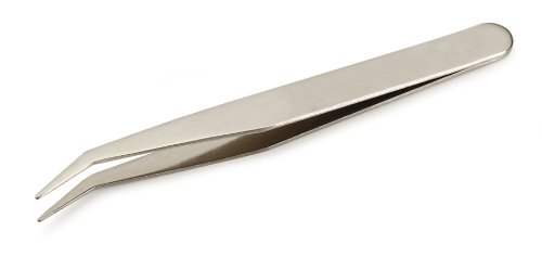 Darice Fine Point Steel Tweezer, 5-Inch, Silver