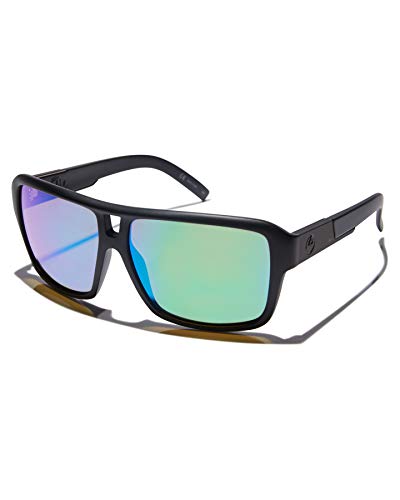 Dragon Mens The Jam Sunglasses - Matte Black Frame | Green Ion Lens