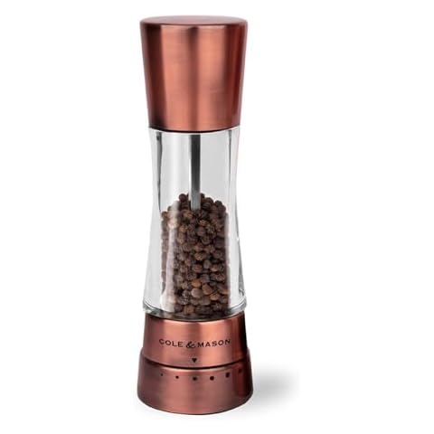 COLE & MASON Derwent Pepper Grinder - Copper Mill Cover