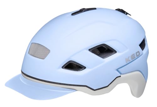 KED Berlin Fahrradhelm/E-Bike/MTB/Trekkinghelm, Hellblau, Ah, matt, L...