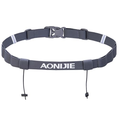 Azarxis Race Number Bib Belt with 6 Storage Loops Adjustable