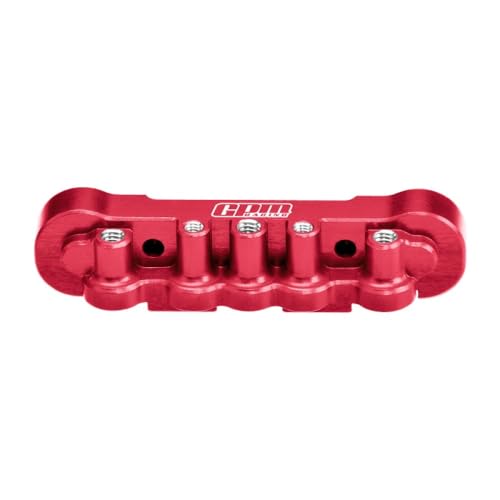 Aluminum 7075 Alloy Front Lower Suspension Mount for Arrma 1:8 KRATON 6S EXB/KRATON 6S V6 / 1:7 FIRETEAM 6S Upgrade Parts - Red