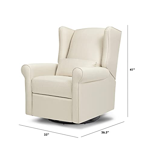 Davinci Hayden Recliner And Swivel Glider In Natural Oat, Greenguard Gold & Certipur-Us Certified #TOP6