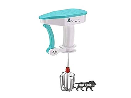 Kraxta Power Free Blender,Kitchen Utensil Kitchenware Curd Maker/Free Hand Blender for Egg & Cream Beater, Milkshake, Lassi, Butter Milk Mixer Beater Heavy Duty Gear System (Multi Colors)