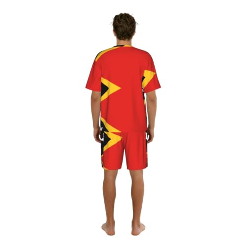 Ensemble de pyjama doux Timor-Leste vêtement de nuit confortable pour l'été - 2
