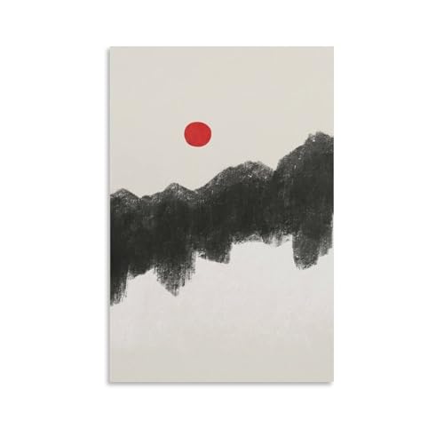 G gA[g Cg Japandi Mountains 3 킢 |X^[  ǃA[g rO[ A[gpl24x36inch(60x90cm)