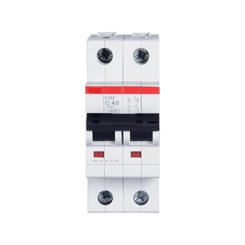 Disjoncteur S202 2P 25A haute performance pour tableau électrique de maison