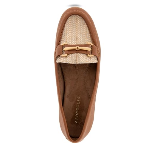 Image of Aerosoles Women's Day Drive Loafer, Natural Raffia, 8M