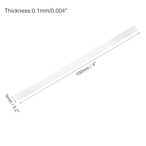 Image of MECCANIXITY Pure Nickel Strip 0.1mm x 5mm x 100mm Battery Soldering Tab Nickel Solder Tab for Battery Pack and Spot Welding 20 Pcs