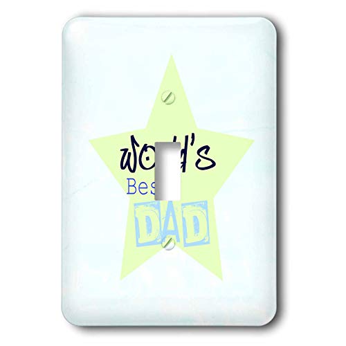 Interrupteur baïonnette Worlds Best Dad 3dRose LSP_29389_1 multicolore - 2