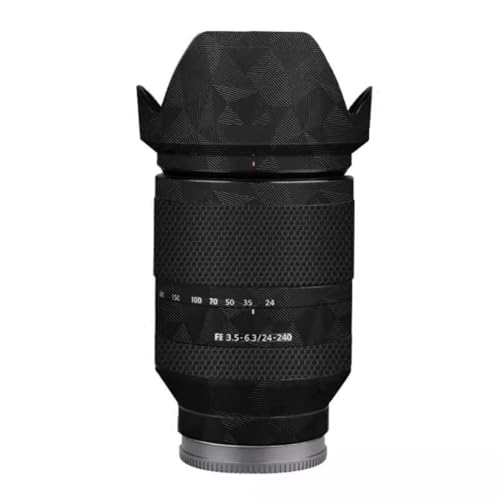 Protection objectif Sony FE 24-240 mm anti-rayures film autocollant noir