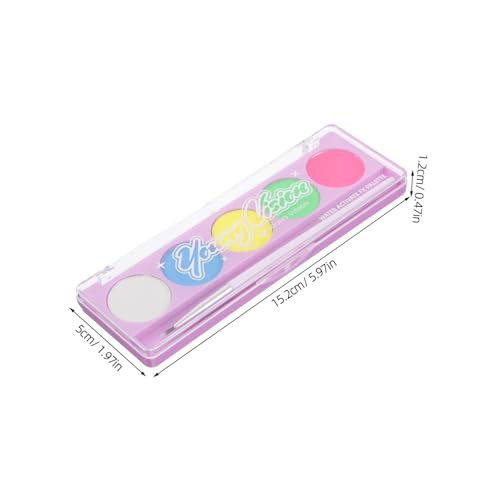 NOLITOY Water Body Paint Makeup Neon Palette Easy to Wash off Suitable for Boys and Girls Adults Parties
