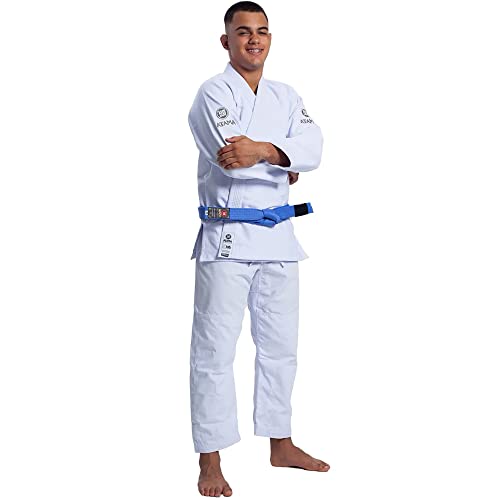 Kimono Jiu Jitsu Atama Trançado Infinity Collab - Branco-A1