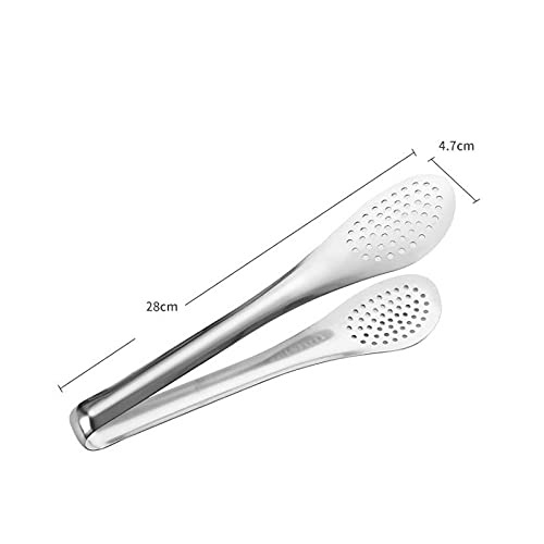 Pinze da Cucina Pinze da Cucina in Acciaio Inossidabile, Pinze per Alimenti con Blocco per Cottura alla griglia per Barbecue con Impugnatura ergonomica,