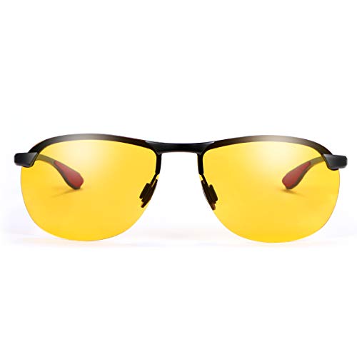 Image of YIMI Men's Semi-Rimless Sunglasses (Pack of 1)