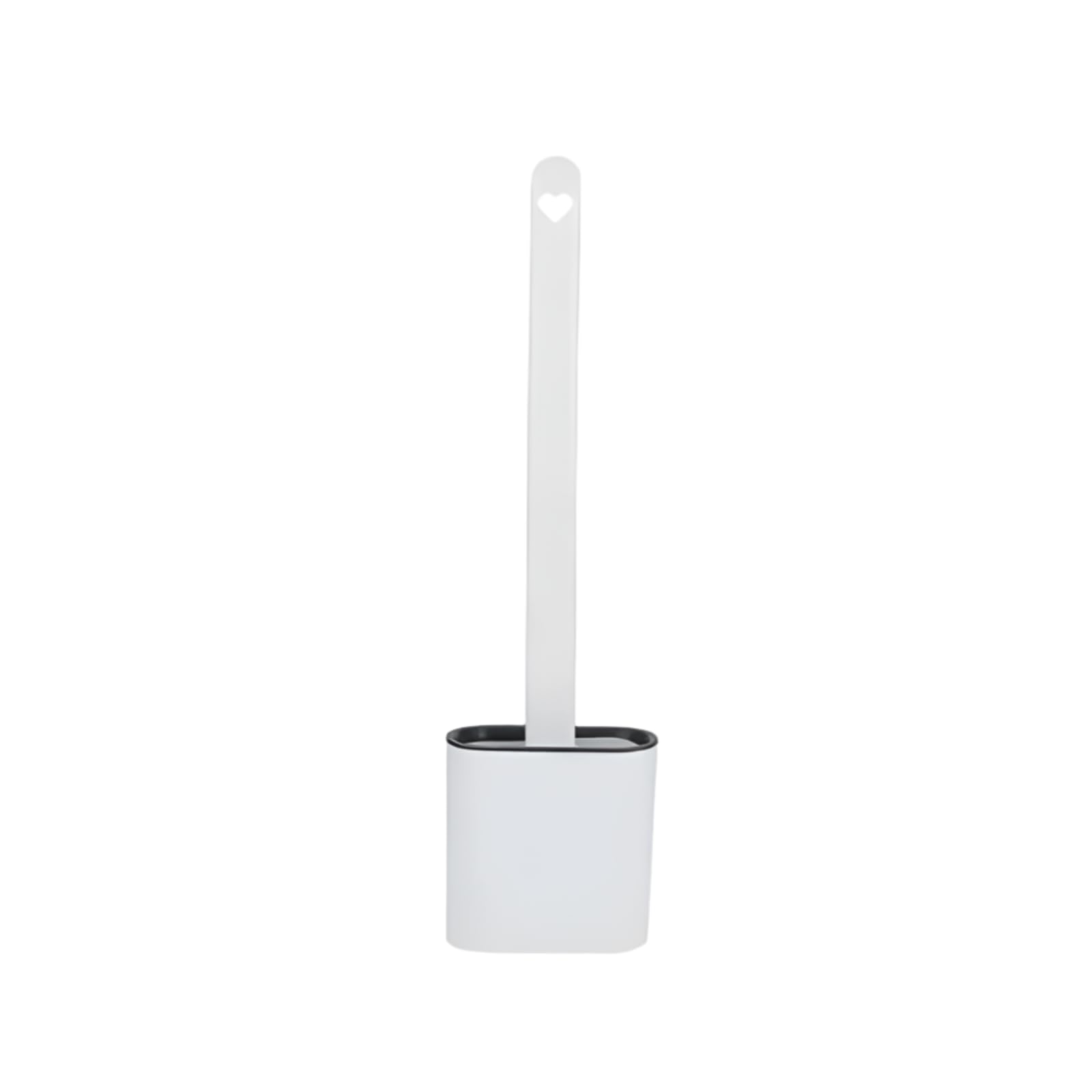 OXSAM Toilet Brush in Silicone Material with Hard Plastic Holder Comes with Slim Flex Brush Anti-drip Set, No-Slip Long Handle Soft Silicone Bristles (Multicolor) (Pack of 1)-image-19