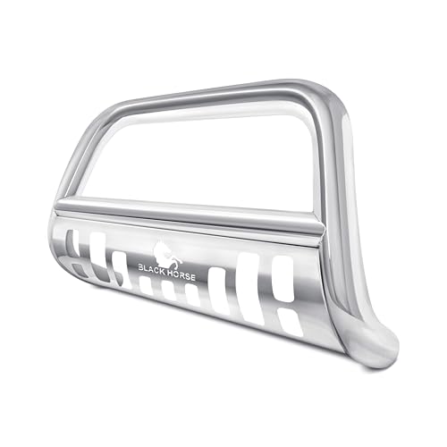 Image of Black Horse Bull Bar Skid Plate Stainless Steel Compatible with 2017-2022 Honda CR-V-BB150505-SP