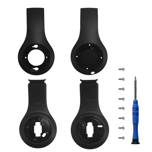 Studio Pro Inside Panel Inner Panel Repair Parts Accessories Repair Kit for Beats Studio ProModel A2924 Headphone Durable Inner Shell Outside Shell Repair Parts(Black)
