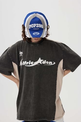 Aelfric Eden Graphic Tees Y2k Mens Oversized T Shirt Racing Washed Streetwear Shirts Unisex Casual Summer Tops3