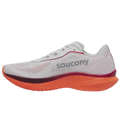 Saucony Kinvara 15 para Hombre, Blanco (White/Pepper), 50 EU