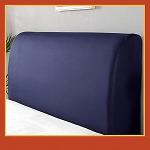 Hoofdeinde Covers Bed Hoofdeinde Cover voor enkel/koning/tweepersoonsbed Hoofdbordhoes Stretch Meubels Beschermende Stofdichte Cover Bed Hoofdborden Rugleuning Cover voor bedden Hout B180xH60cm 1