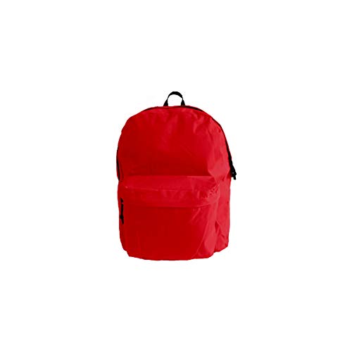 Projects Basic Line - Mochila (poliéster resistente, uso universal, para mujer, hombre y niño), 8 colores, rojo (Rojo) - 55850.06