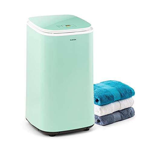 KLARSTEIN Zap Dry - Secadora, Potencia 820 W, Capacidad 50 L, 3 programas, Tambor de Acero Inoxidable, Panel de Control táctil, Tapa con Vidrio de Seguridad, Recogecable, Pantalla LED, Olivo