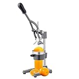 Bonnlo Commercial Grade Citrus Juicer Hand Press Manual Fruit Juicer Juice Squeezer Citrus Orange Lemon Pomegranate - Black (Grey)