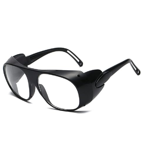 Occhiali di sicurezza per saldatura, occhiali protettivi antigraffio con protezione UV, occhiali per saldatori per brasatura, taglio e saldatura TIG (trasparenti)