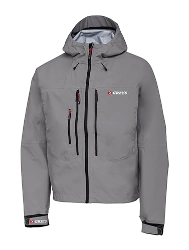 Veste de pêche étanche pour wading sous la pluie veste technique Greys Tail capuche réglable