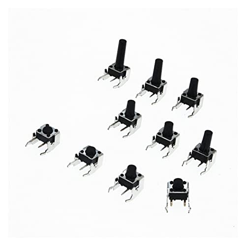 Micro switch horizontal 6x6x8mm pour réparer une télécommande ou finaliser un projet Arduino