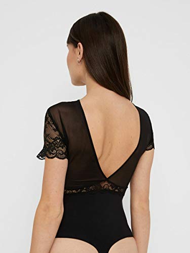 PIECES PCSICCA SS BODYSTOCKING NOOS dames body - Afbeelding 5