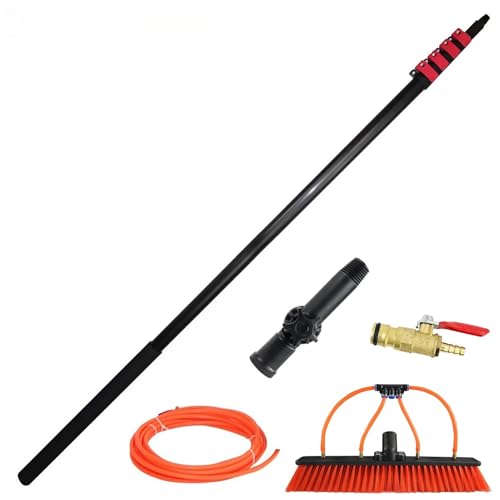 Kit de perche alimentée en eau indispensable pour laver un toit de véranda sans échelle - 2