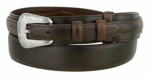 Image of Belts.com Western Buckle Belt Oil Tanned Genuine Leather Ranger Belt 1-3 /8 inch(35mm) Taper to 3 /4 inch(19mm) Wide-Multiple choices