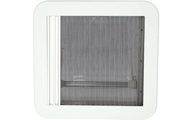 BERGER | Claraboya Caravana 40x40 con Oscurecedor y Mosquitera Ajustable - Claraboya Techo Transparente de 40 x 40 cm con Persiana de Oscurecimiento y Mosquitera para Caravana