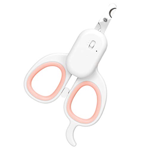 Cortador de unhas Balacoo para gatos com luz de LED Detector de urina para animais de estimação, fer
