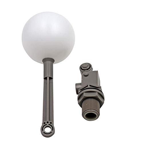 MACGOAL Water Float Valve with Adjustable Arm, Grey Float Ball Valve 3/