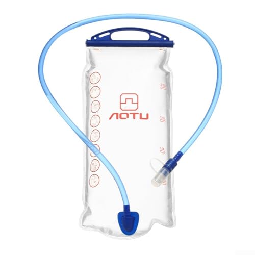 Bolsa de agua para exteriores de 2 litros con cierre a prueba de fugas, hidratación esencial para senderismo y correr