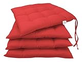 CON LAZOS. Cuentan con lazos en 2 esquinas. Las cintas miden aprox. 30 cm de largo y 1 cm de ancho, para poder hacer una elegante lazada en cualquier silla.