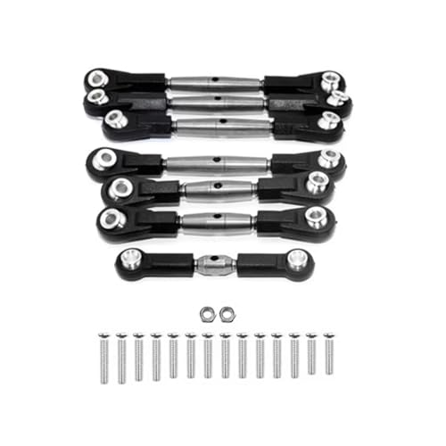 Rc Special Connecting Rod for TT-02B 1/10 7Pcs Steel Steering Link Rod Linkage Servo Rod Set RC Car Tracked Vehicles Parts and Accessories Upgrades Replacement and Use