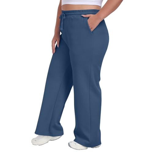 Pantalon de jogging femme uni Generisch avec poches pratiques et jambes droites