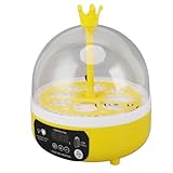 Kleine Inkubatoren Zum Schlüpfen von Eiern, Mini -Eier -Inkubator für die Automatische Temperaturfeuchtigkeitskontrolle Eier Candler Geflügel Schlüppmaschine für Hühner Enten
