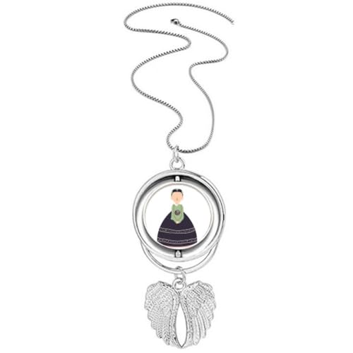 Collier ailes d'ange pour femme bijou Corée finition miroir