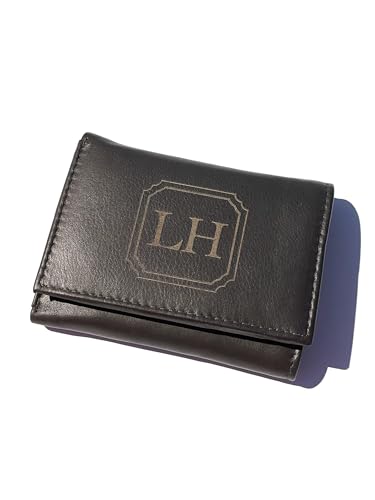 Genuine Leather Tri Fold Personalized Mens Wallet (777)2